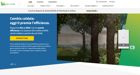 A screenshot of https://eniplenitude.com/