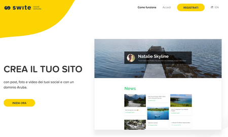 A screenshot of https://swite.com/