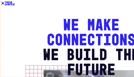 A screenshot of https://nanabianca.it/